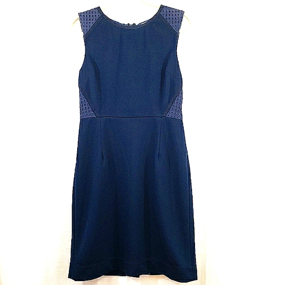J Crew Blue Sleeveless dress Size 8